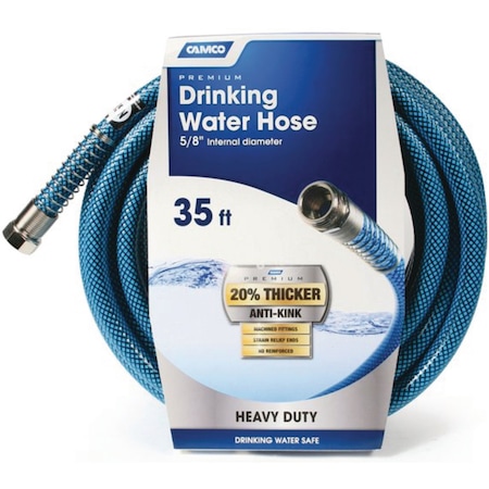 Camco Heavy Duty 50' Premium RV Drinking Water Hose